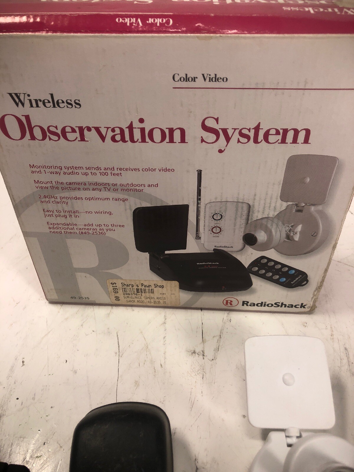 Radio Shack Wireless Observation Security System with Add-on Camera 49-2535