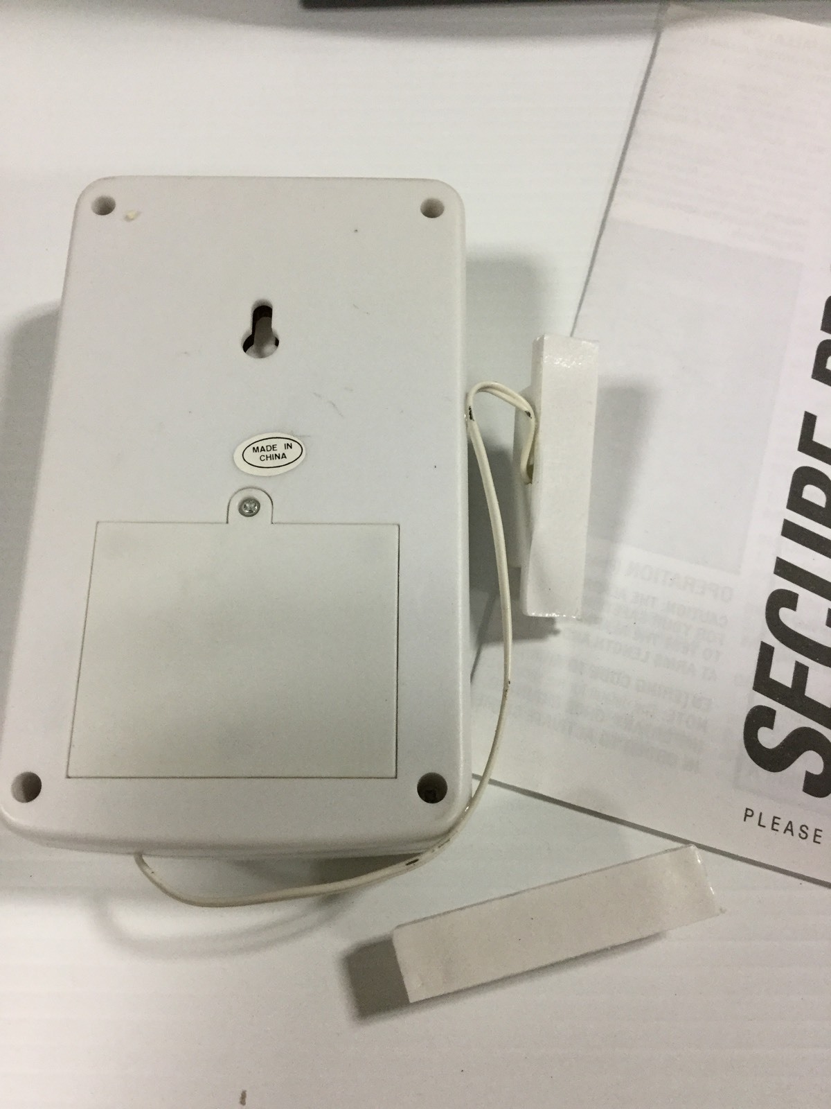 Vintage Bell Howell Secure Pro Keypad 110 Alarm System Panic Button Loud 7788