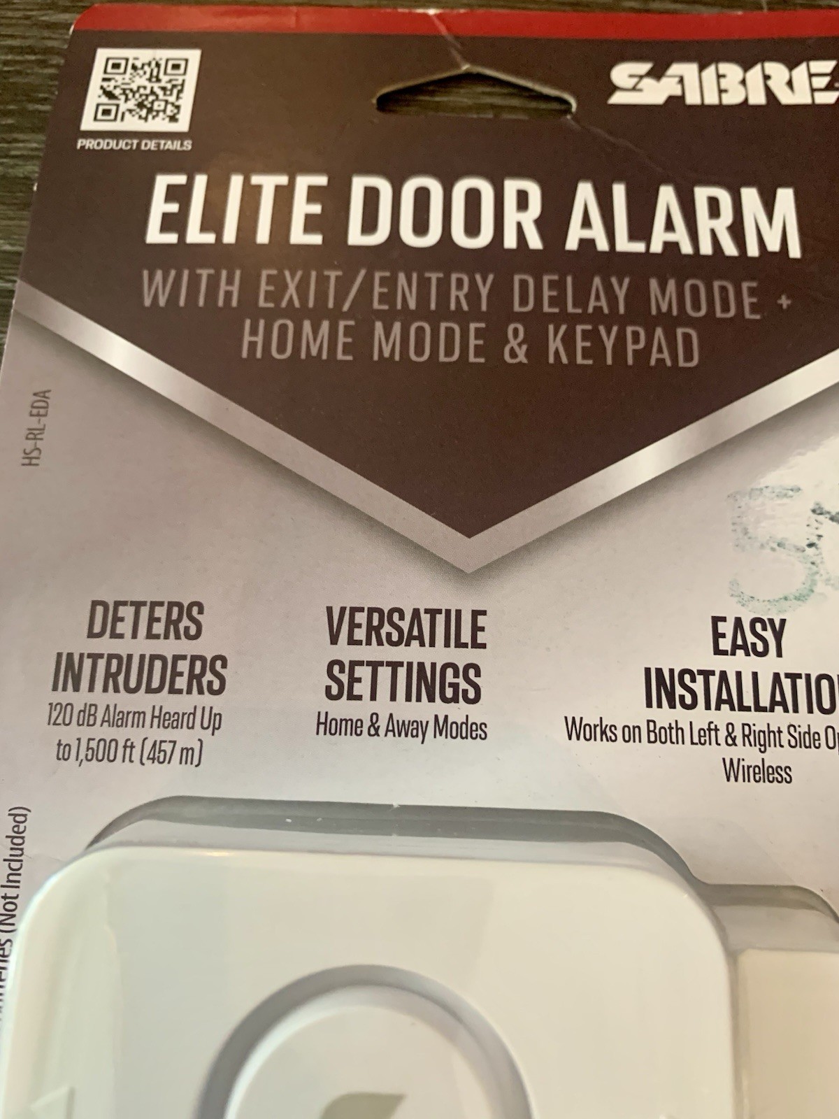Sabre Elite Door Alarm Window Security Keypad Delay Home Away Mode NEW Wireless