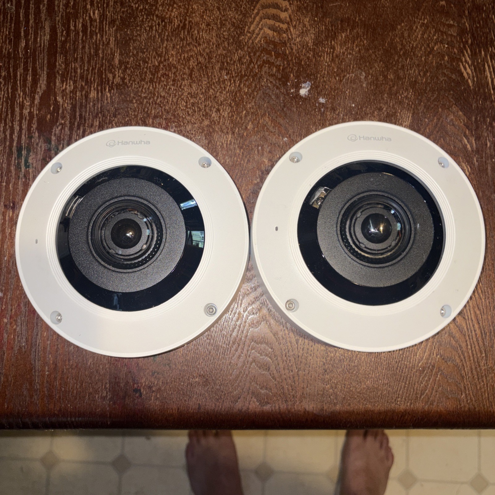 WiseNet used XNF-9010RV 12mp Fisheye IP Camera Hanwha Techwin Used