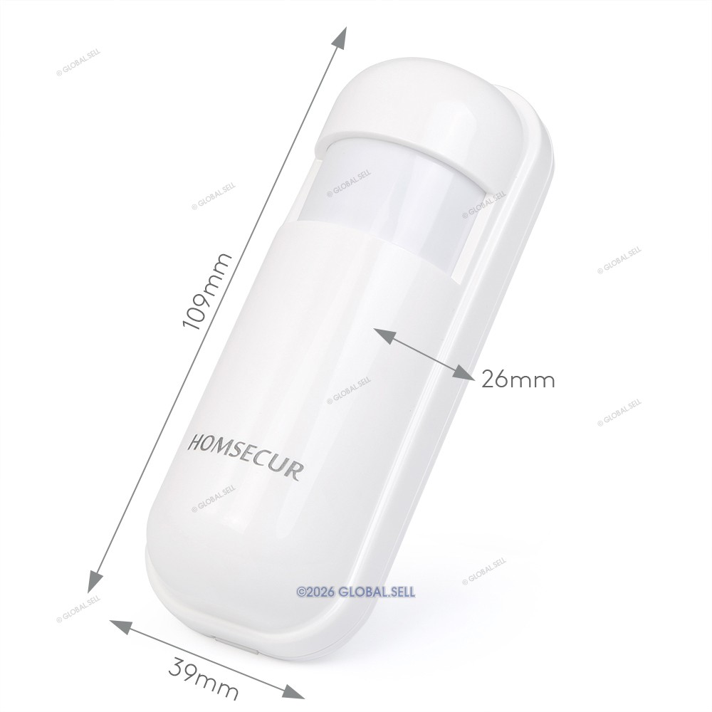 HOMSECUR Motion Sensor Alarm Security System Kit With HD IP Camera Door Sensors