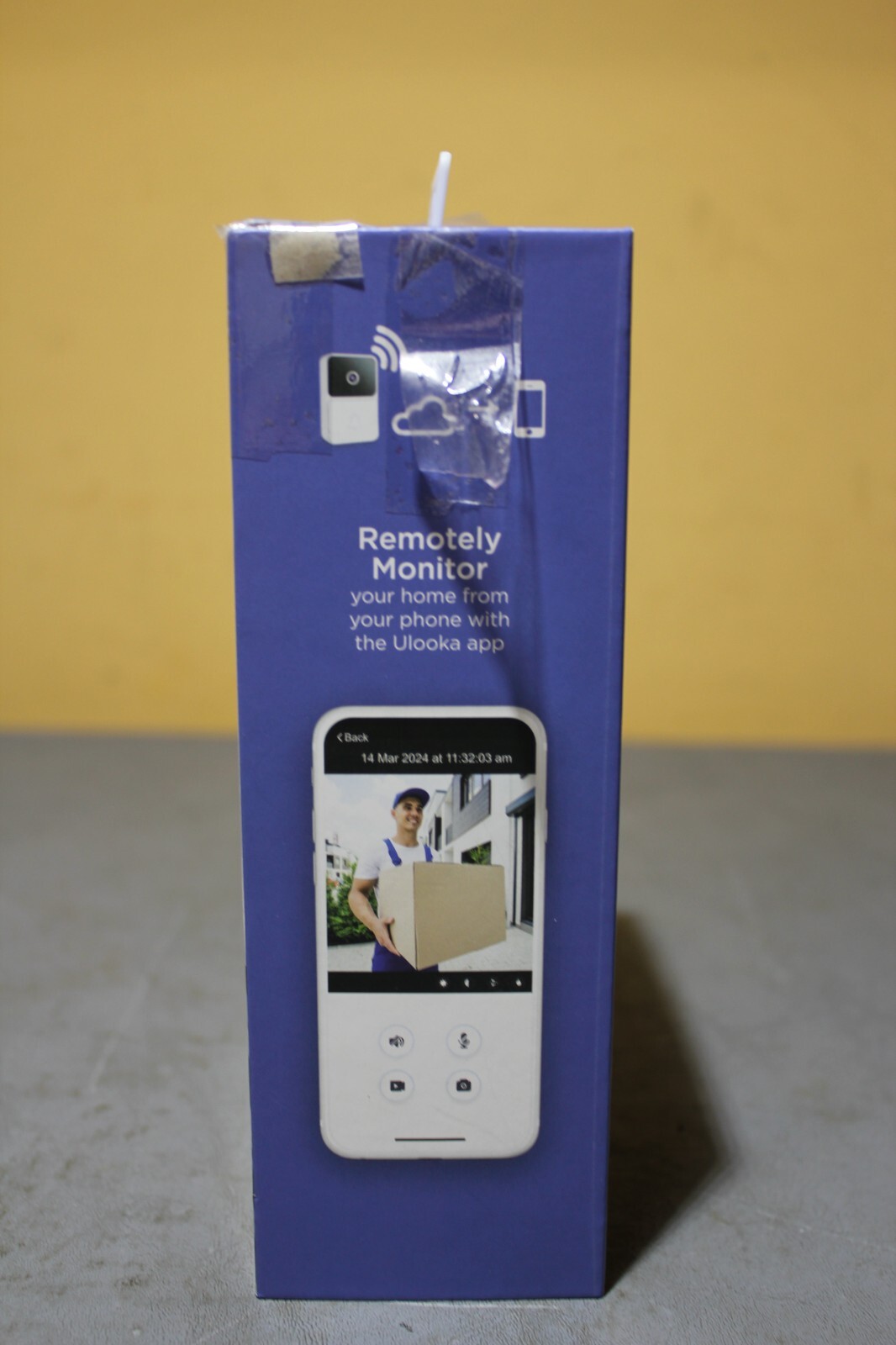 Vivitar Security Video Doorbell & Chime Kit WIFI White DB201 NOC