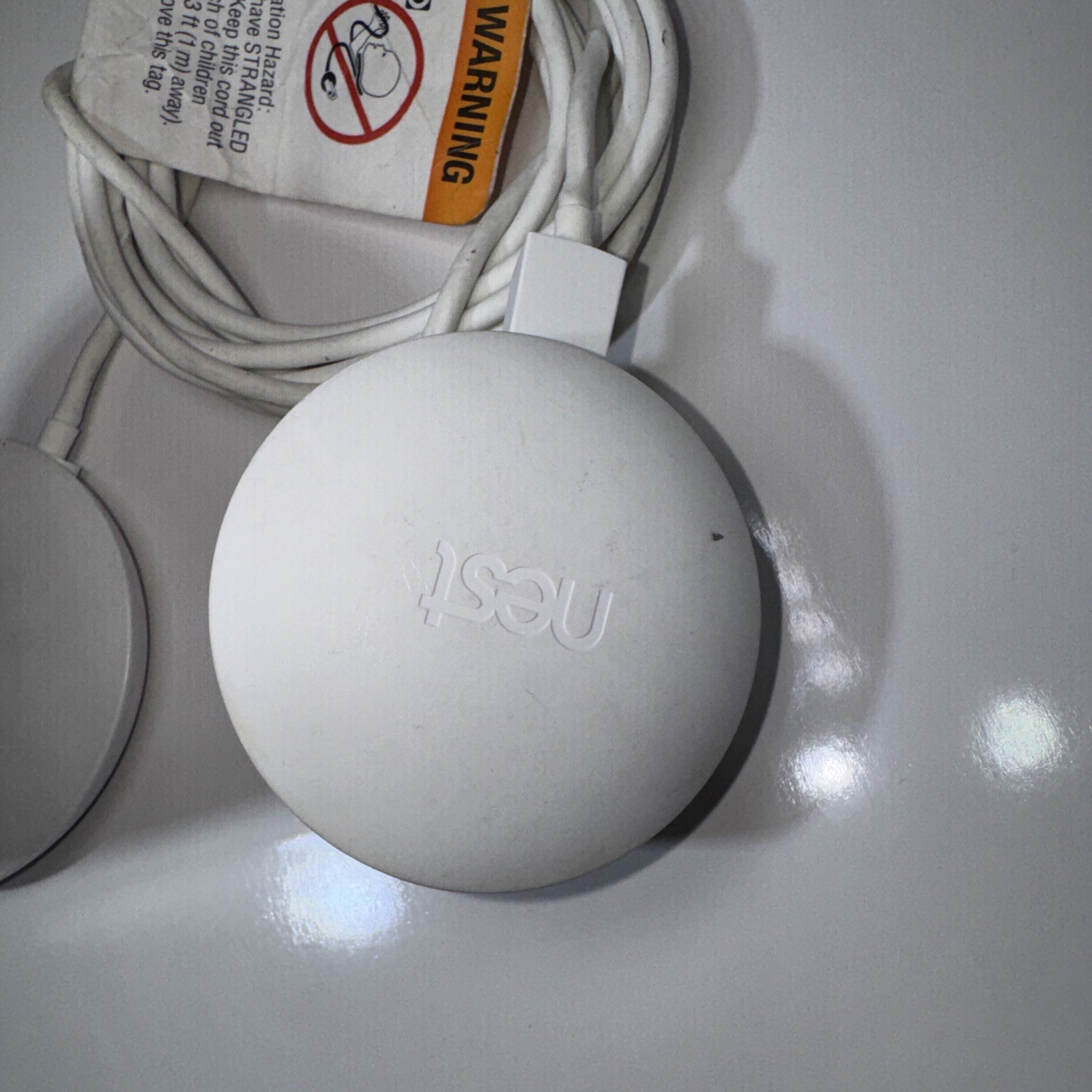 Google Nest Cam IQ A0053 White Wi-Fi 1080p Live Streaming Home Security Camera