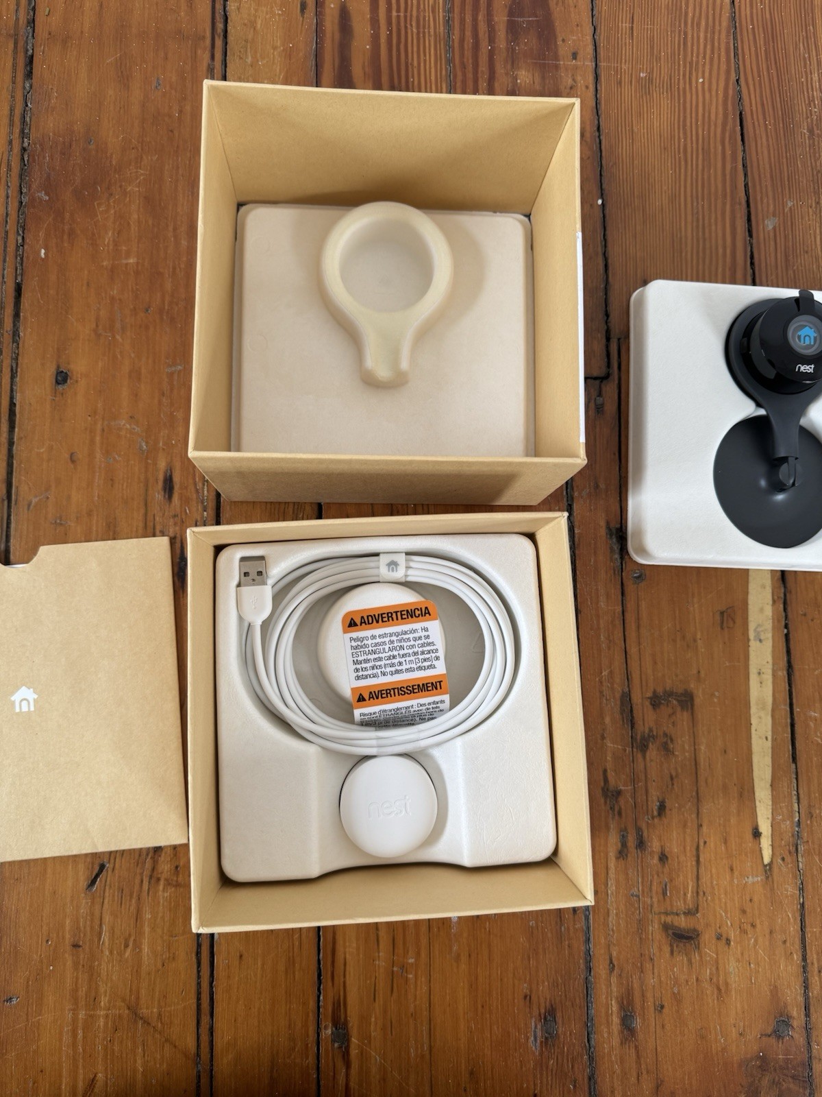 Google Nest Cam Indoor (1st Gen) Wired Security Camera – Black (Open Box)