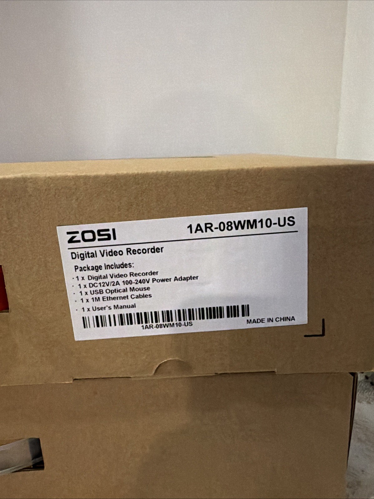 ZOSI 8AP-3063W4-10-US 8 channel, 4 camera video system + 4 Pack 100ft Cable