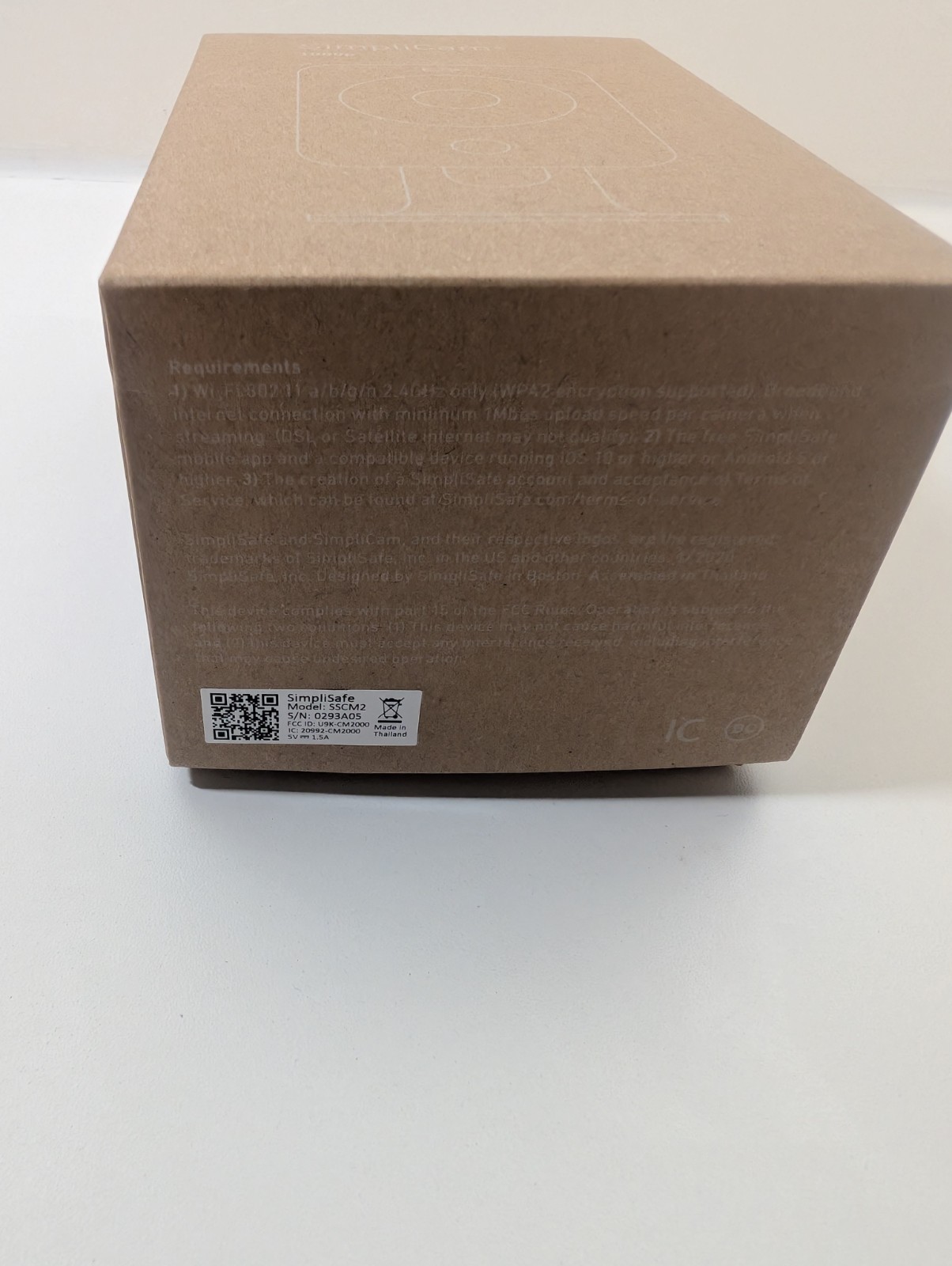 SimpliSafe Simplicam Security HD 1080p Camera Model SSCM2 – Open Box