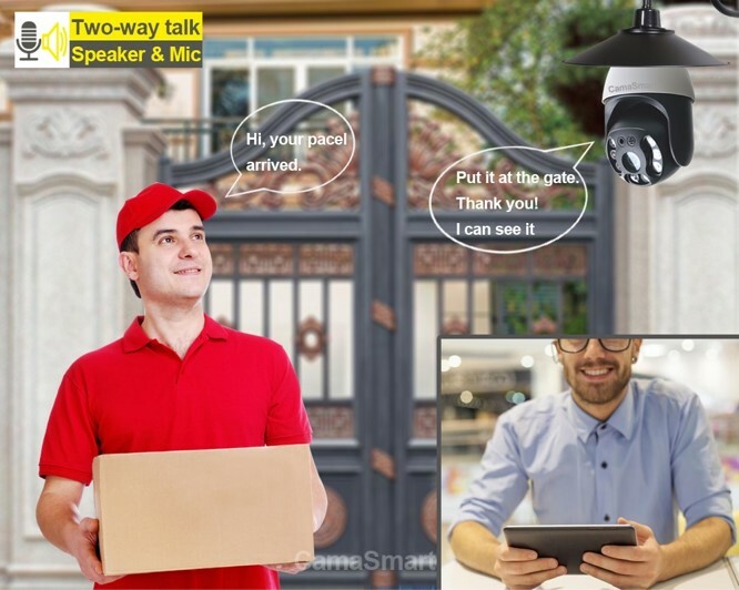 3MP Bulb IP Camera Wifi PTZ Waterproof Digital Zoom For Indoor Or Outdoor Use