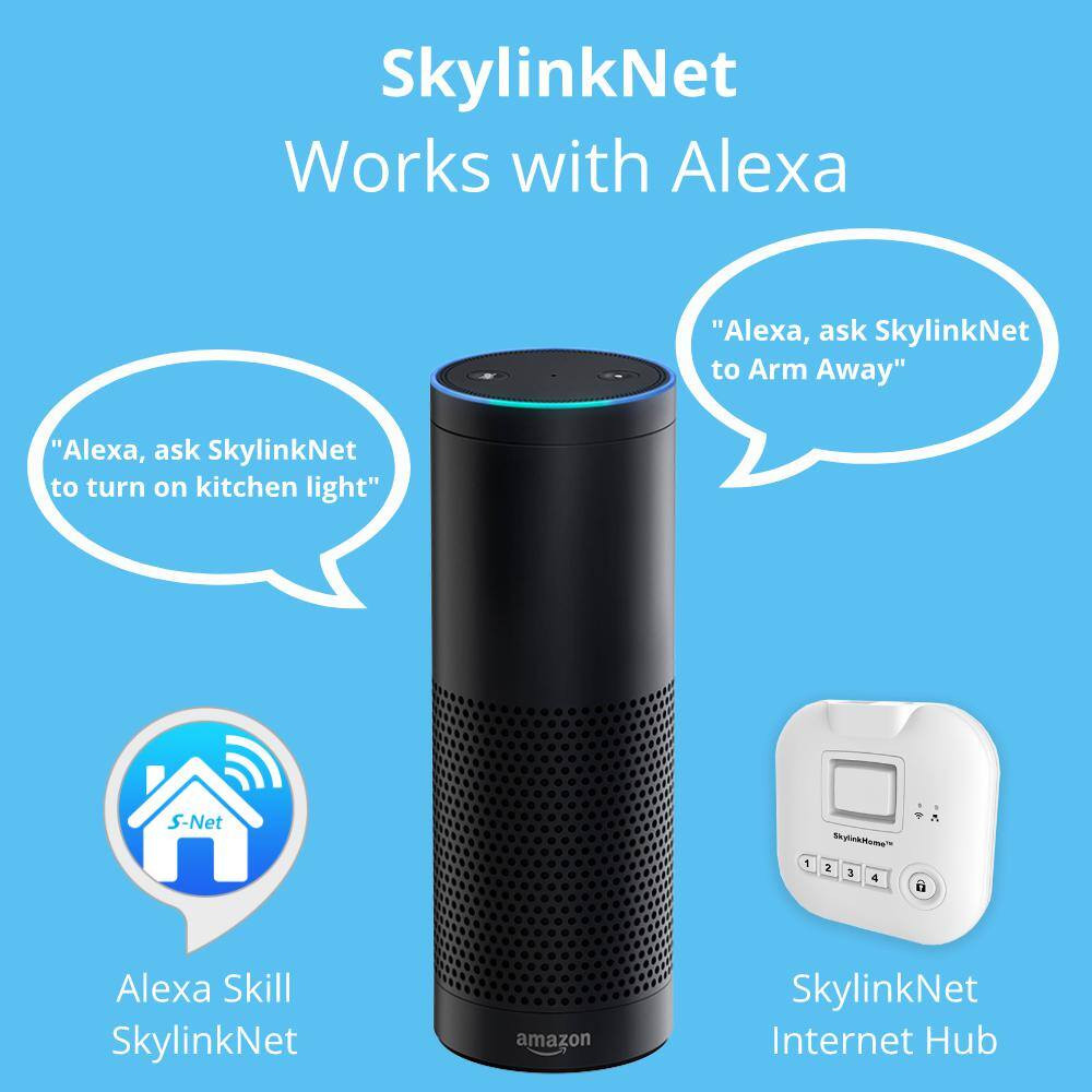 Wireless Alarm, Security System Kit – Echo Alexa Compatible