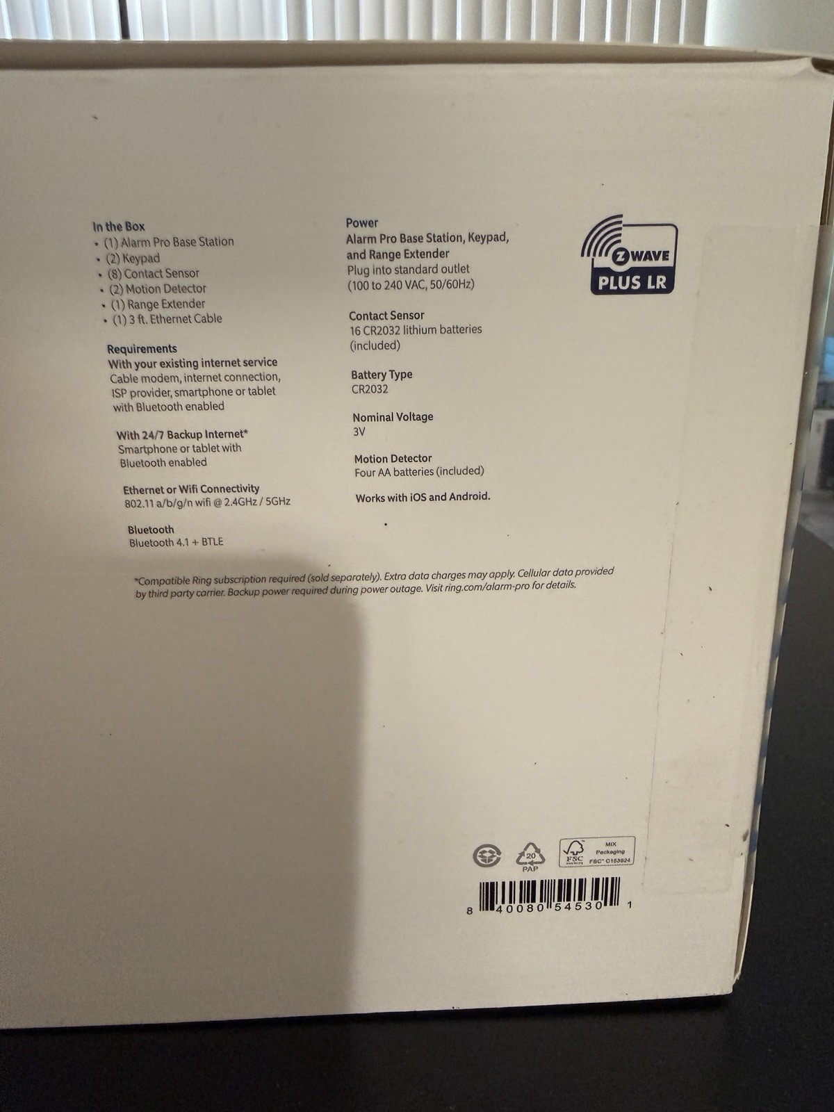 Ring Alarm Pro Home Security Kit- 14 Pieces w/ built-in eero Wi-Fi 6 router