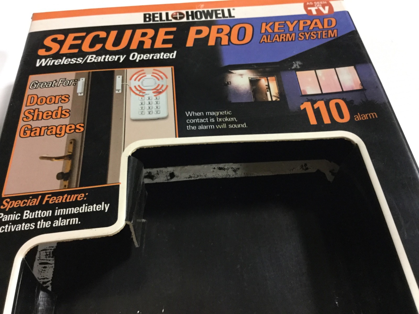 Vintage Bell Howell Secure Pro Keypad 110 Alarm System Panic Button Loud 7788