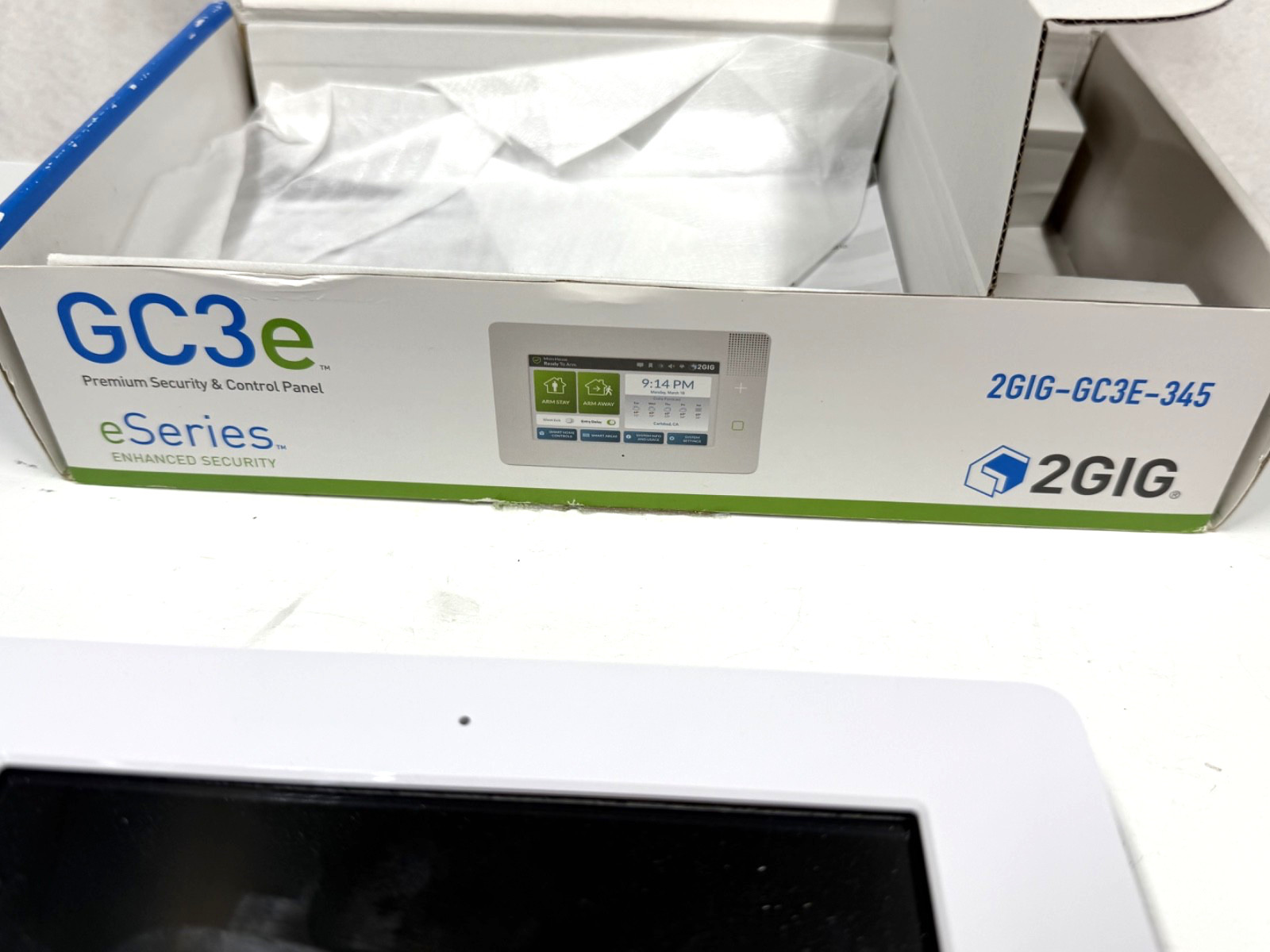 2GIG GC3E-345 7″ Touch Screen Security and Control Panel For Parts and Repair