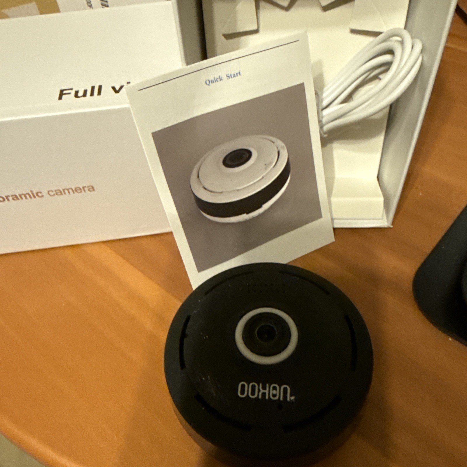 360 Degree Panoramic Camera Wifi Indoor IP Camera Fisheye Baby Monitor with Nigh