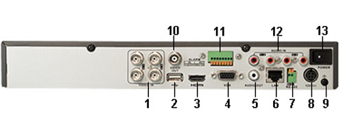 Nuvis TVK2104 – 4CH 5MP 4K Video Recorder for CCTV Security System