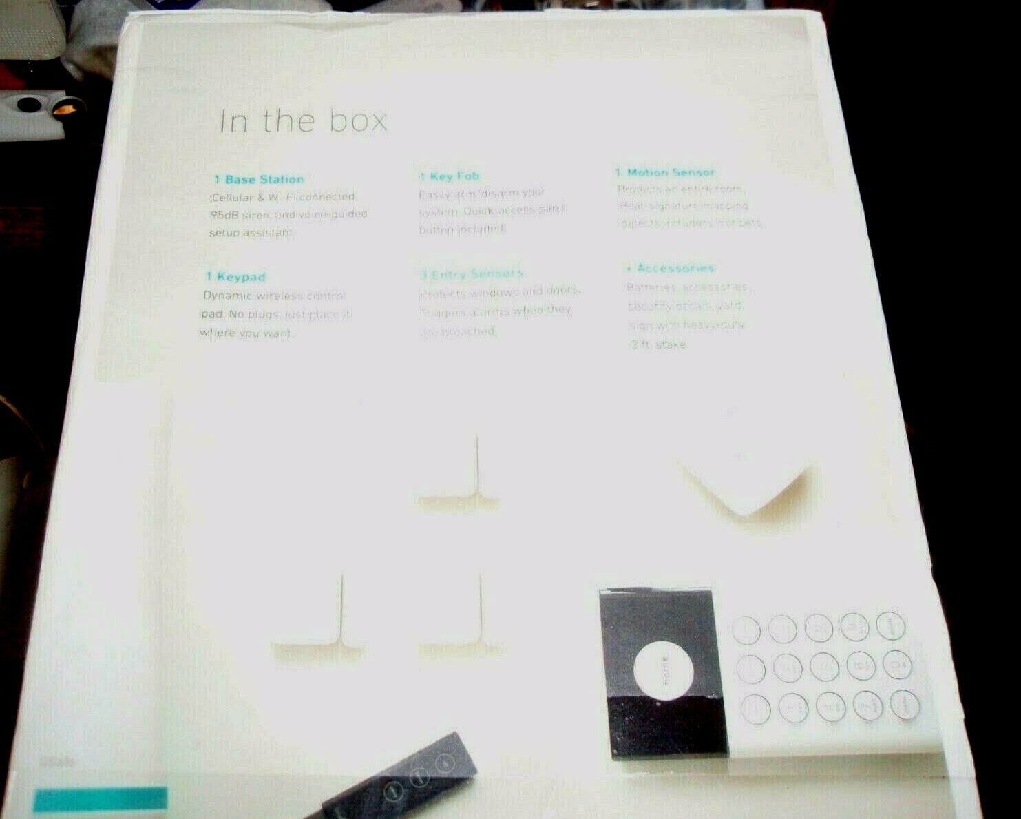 NEW IN BOX $SS3-LW-01 SimpliSafe SS3 Home Security System 7 PIECE SET