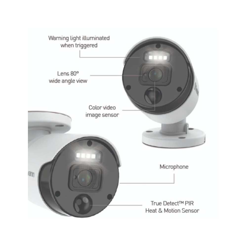 Swann Master-Series Add-on 4K Upscale Night2Day Bullet Security Camera 875WLB