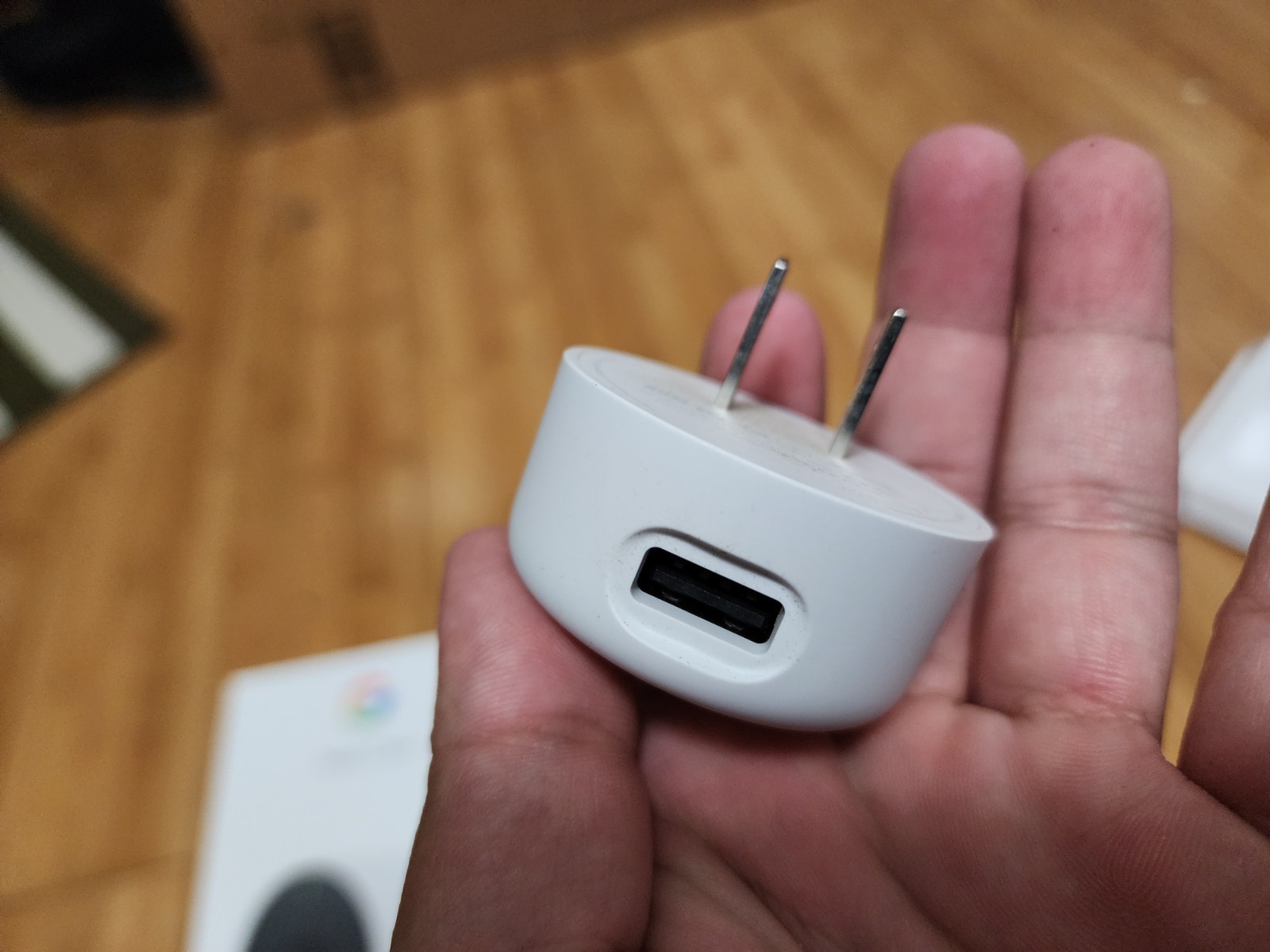 Google Nest Cam Indoor Wired 2nd Generation Security Camera White TESTED, WORKS!