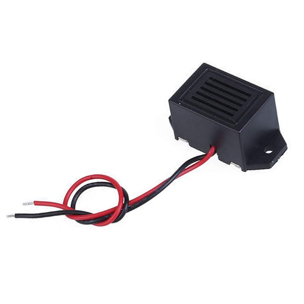 5PCS Mini Buzzers with Leads – 12V 400Hz Morse Code Mechanical Electronic Com…