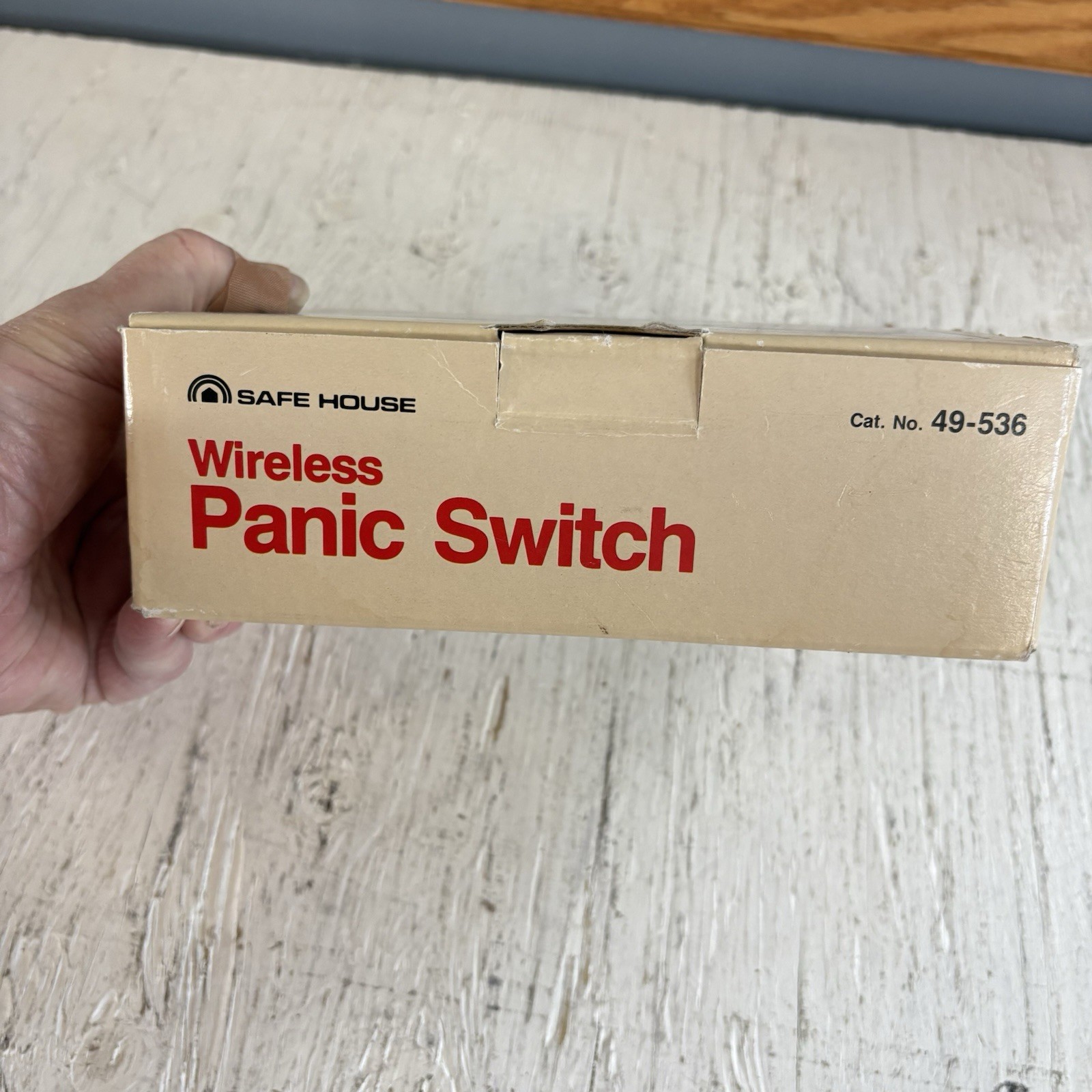 Vintage Safe House Radio Shack Wireless Panic Switch 49-536 New Old Stock Open