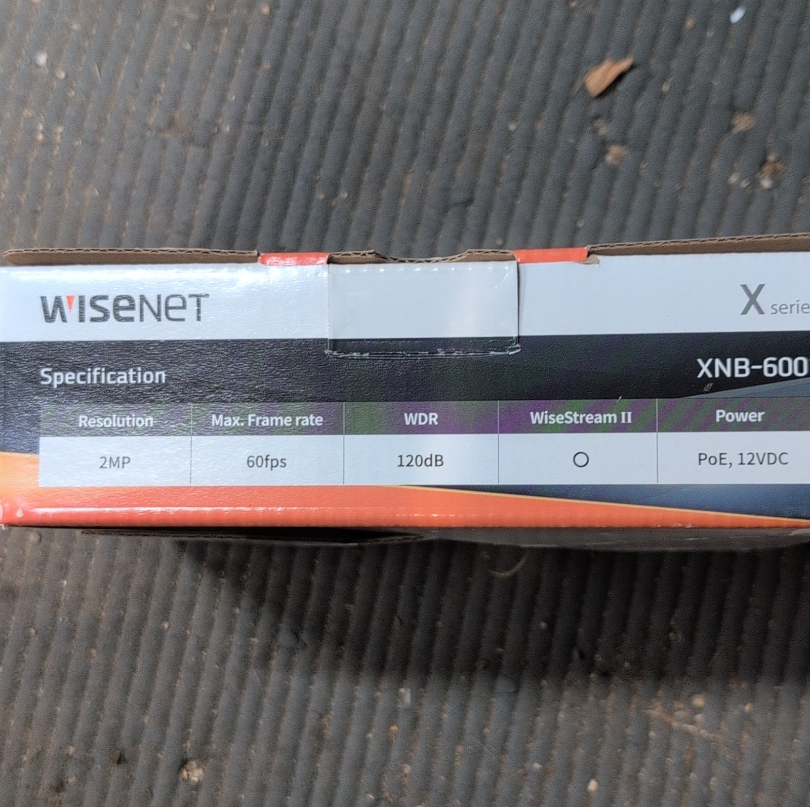 Wisenet XNB-6001 2MP Box/Body IP Security Camera PoE Video/Audio Analytics