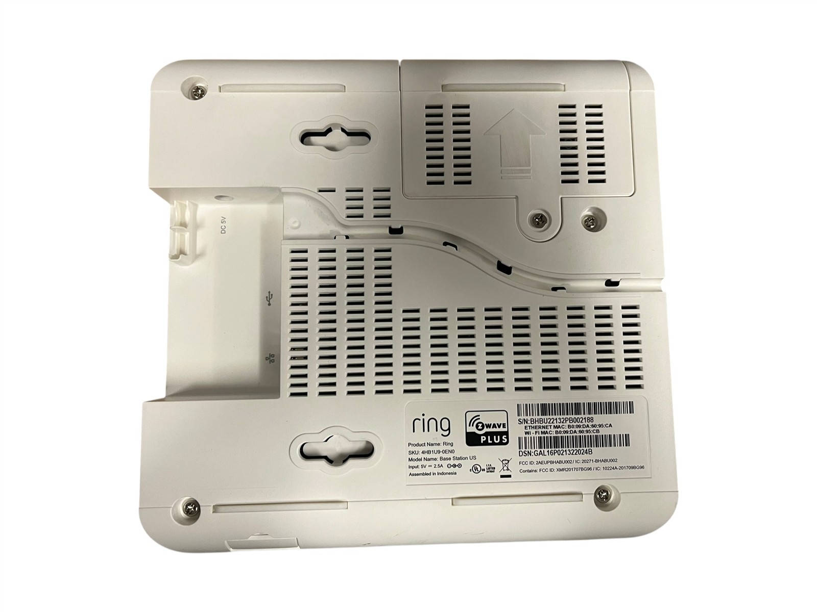 Ring Alarm Complete Base Station 1st Generation 4HB1U9-0EN0 Smart Hub