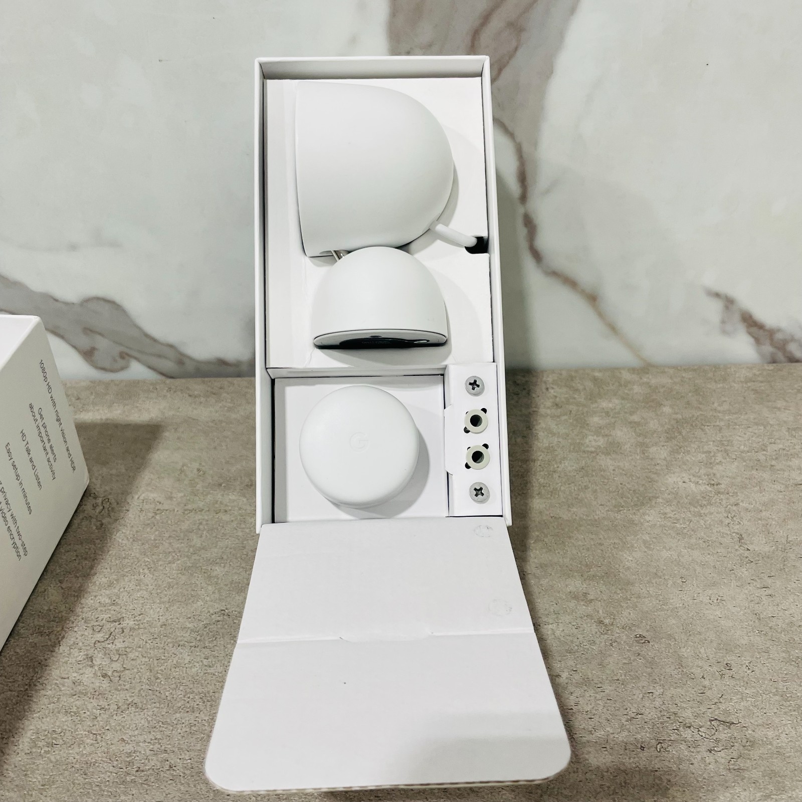 Google Nest Cam Indoor Wired Camera 2nd Gen – Snow