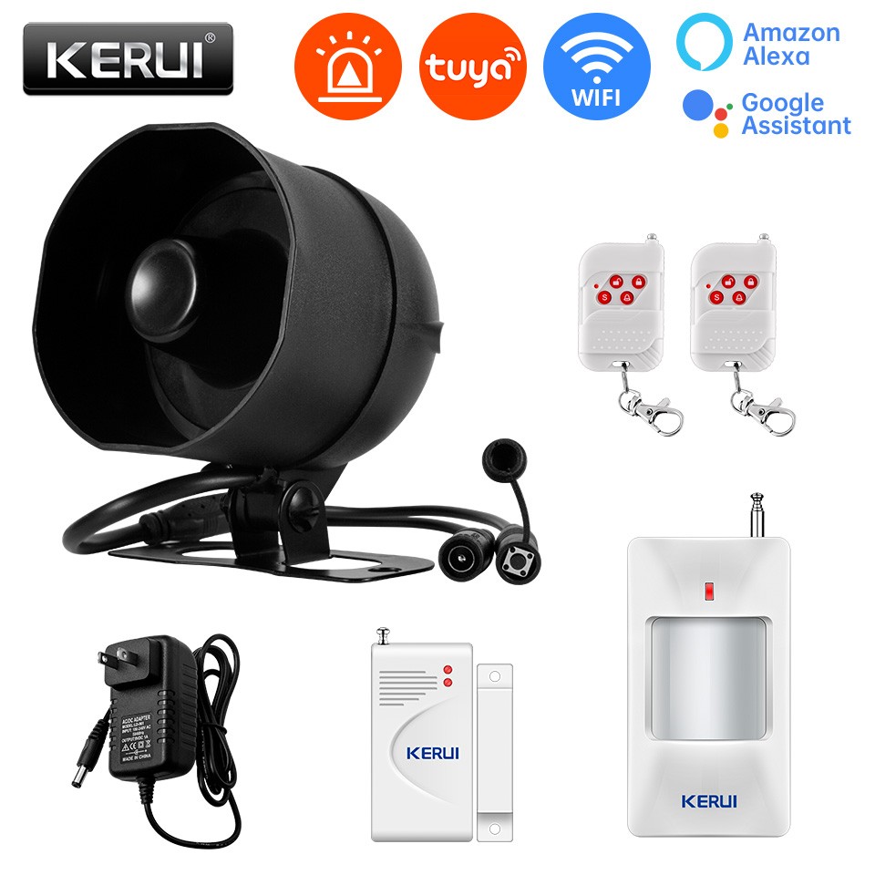 New DIY WiFi Home Security Alarm System Burglar Alarm for House Apartment Office