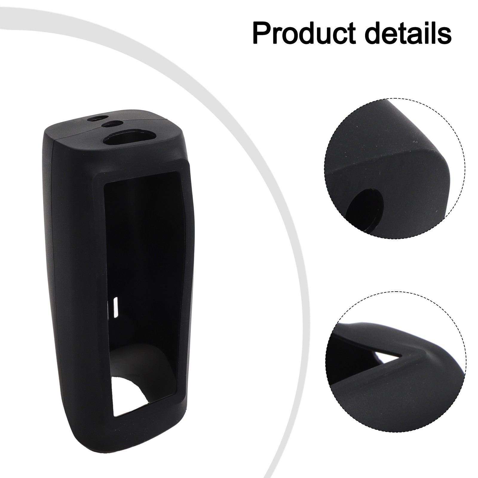 Sleek Black Design of the Silicone Case Enhances the Look of Your Outdoor Setup