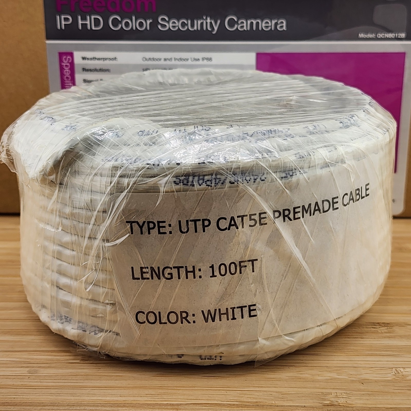 Q-See Freedom IP HD Color Security Camera, QCN8012B, HD 1080P 2MP Indoor/Outdoor