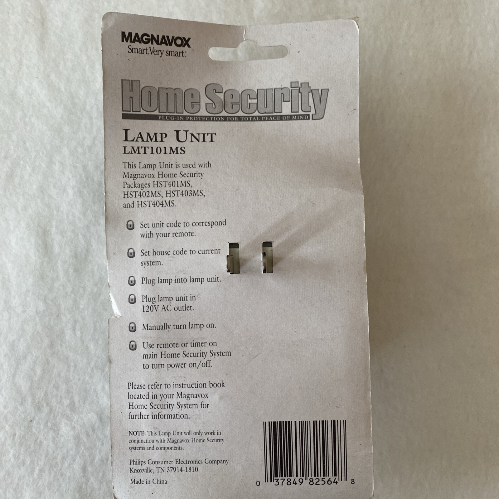 X10 Magnavox Home Security System LMT101MS Lamp Unit Module NEW
