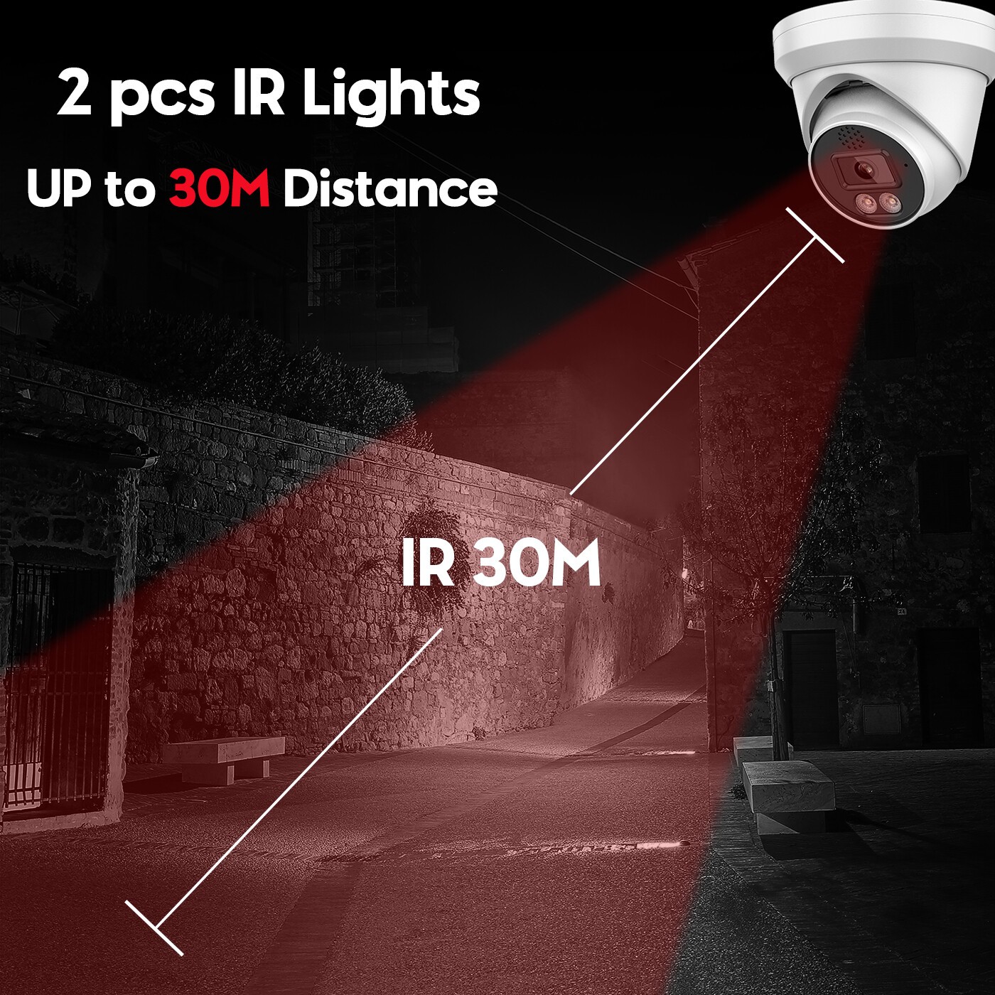 Vikylin 12MP 8CH 8IP Camera 8POE 2-Way Audio 6MP IR Motion Detection System Lot