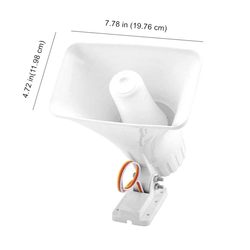 Alarm Dual Tone Wired Horn Siren with Bracket,130DB Loud Voice Warning System…