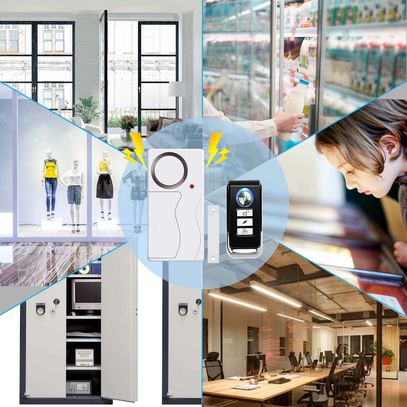 Alarmas de Seguridad para Casa – Alarma de Puerta Inalambrica Security Alarms