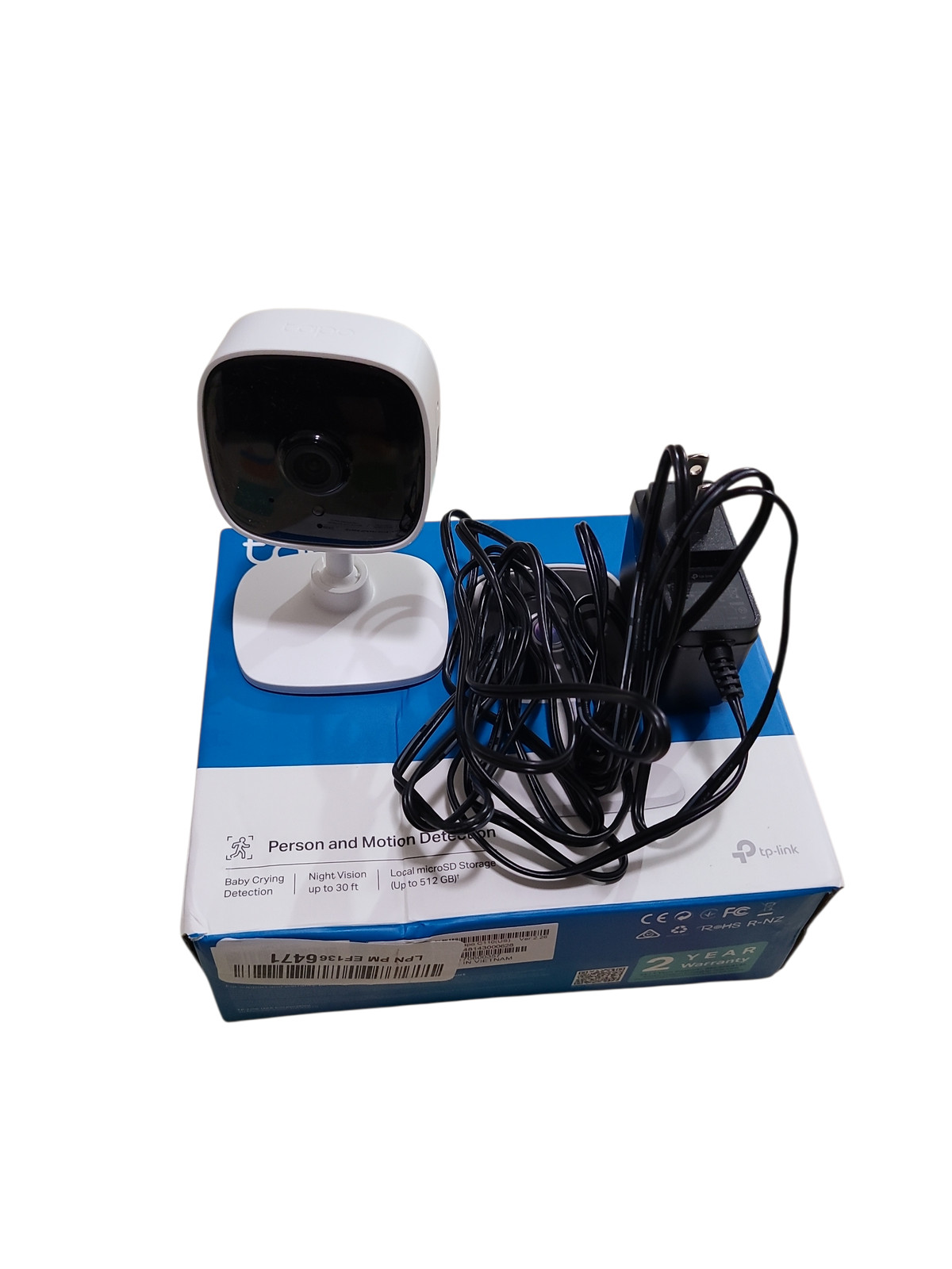 TP-Link 2K Indoor Security Camera for Baby Monitor, Dog Camera