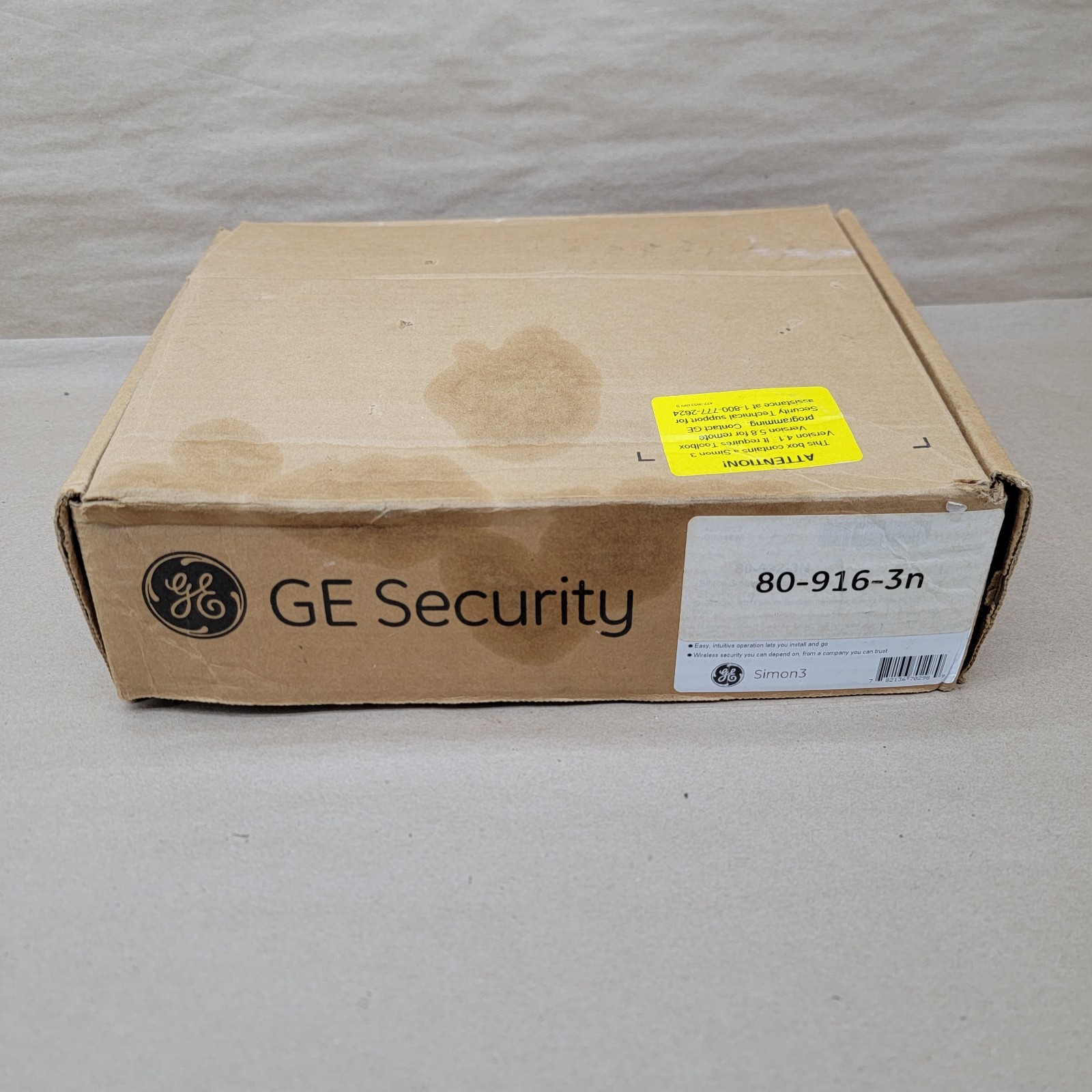 GE Simon 3 Security System Control Panel Starter Kit Speaker System Touchtalk