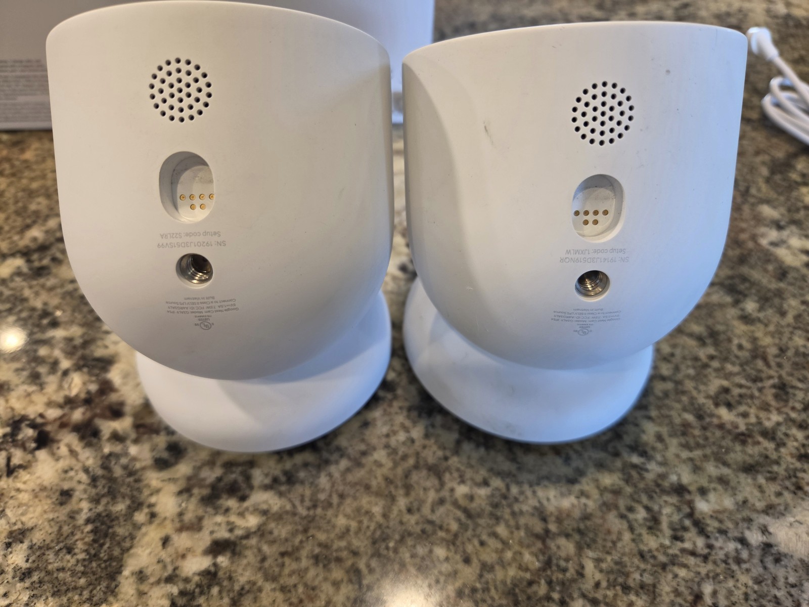 Google Nest Cam Outdoor Security Camera – 2 Pack – w/ Extended Power Cables