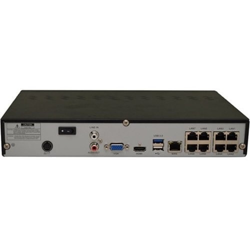 Speco ZIPK8N2 7-Piece Surveillance Kit w/ 6x5MP IP Cameras + 1×8-Channel NVR 2TB