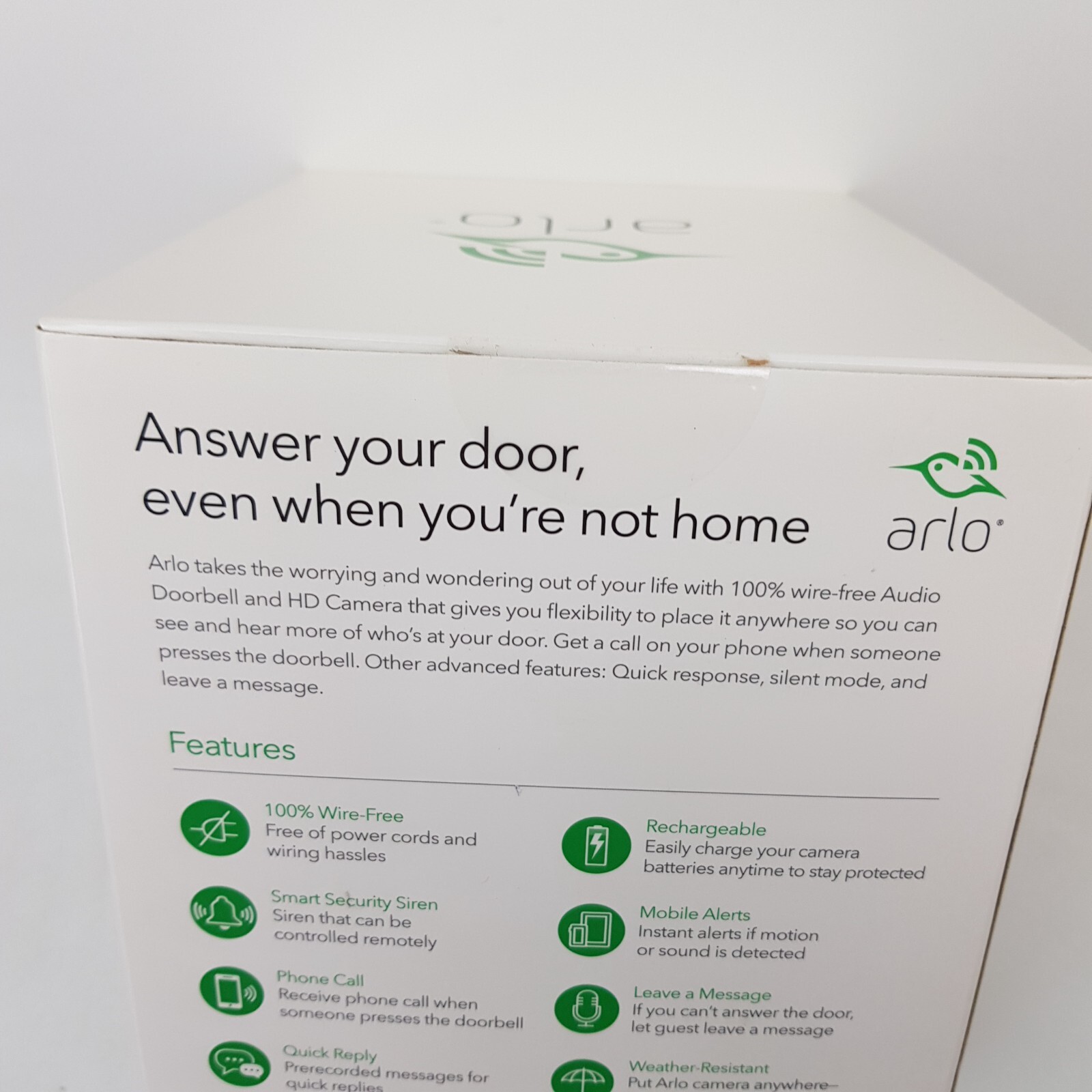 Arlo Smart Home Pro HD Camera Plus Audio Doorbell and Chime System