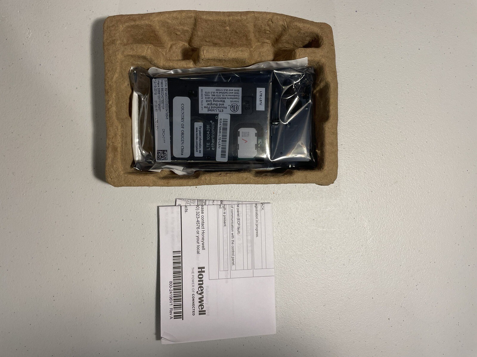Honeywell LTE-L57V Verizon LTE Communicator Lynx Touch L5210 L7000