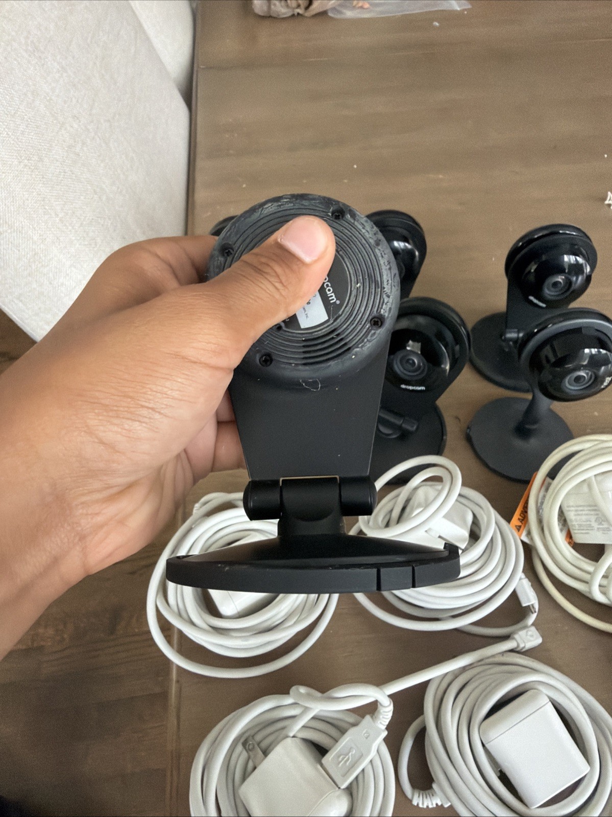 Nest Dropcam Pro Security Camera + Cord + Stand Drop Cam