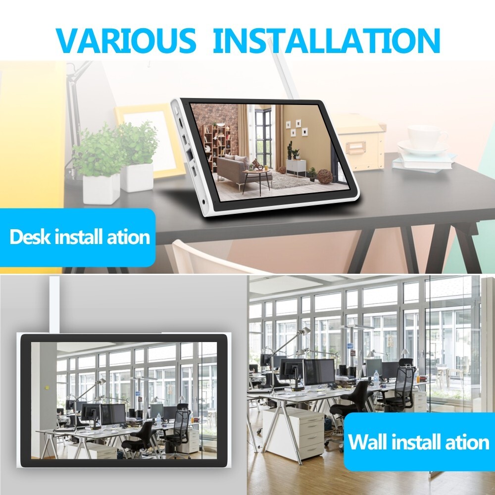 Xmeye HD 3MP 4 Channel AI Human Detection WiFi Camera Kit With 10-inch Monitor