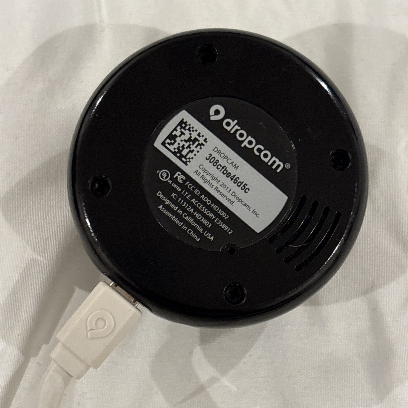 Nest Dropcam Pro Security Camera, Cable, Wall Charger KSAPK01, Black 2013