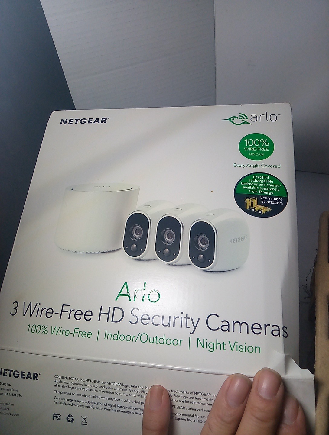 NETGEAR VMS3330-100NAS 3 HD Wireless Security Camera – White