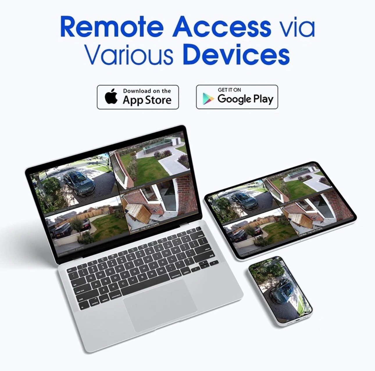 10CH NVR 5MP System, 8×3MP Cameras, 1TB HDD, Night Vision, Motion Detection, App