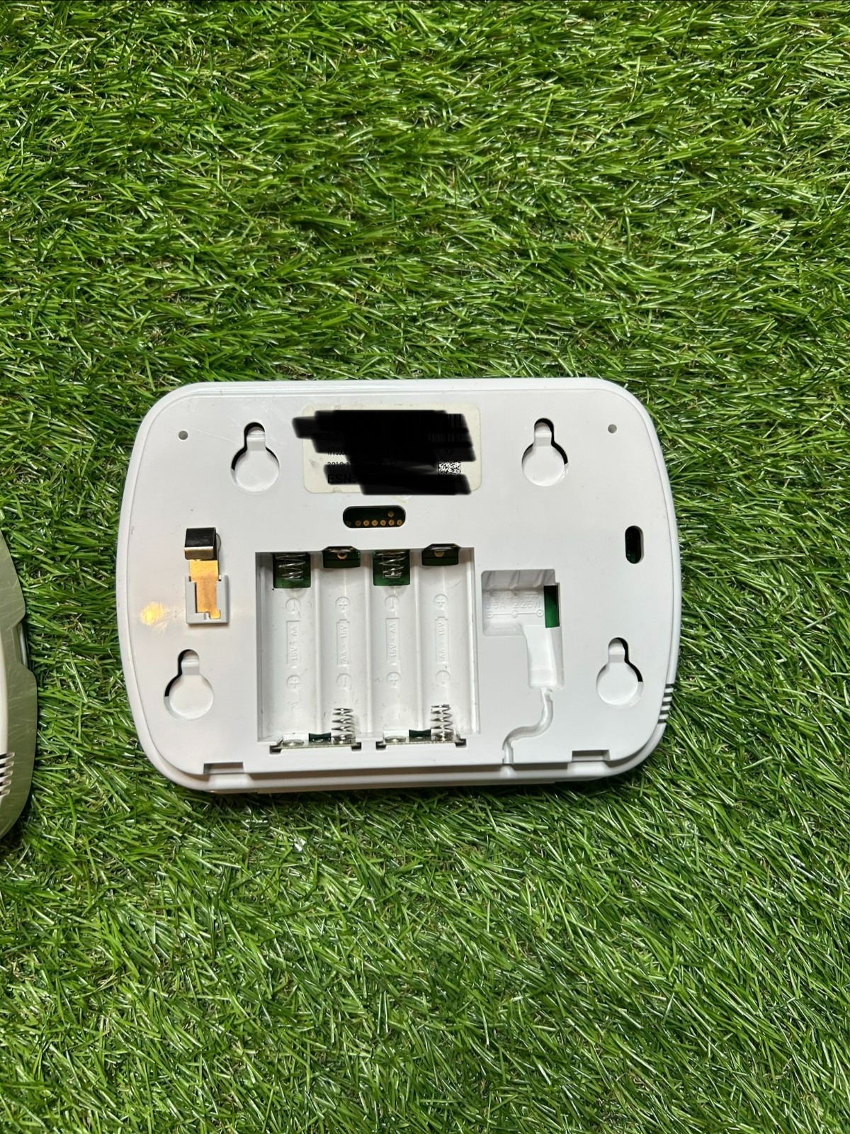 Lot of 2 DSC WT5500-433 LCD Alarm Keypads Wireless White No Battery Covers