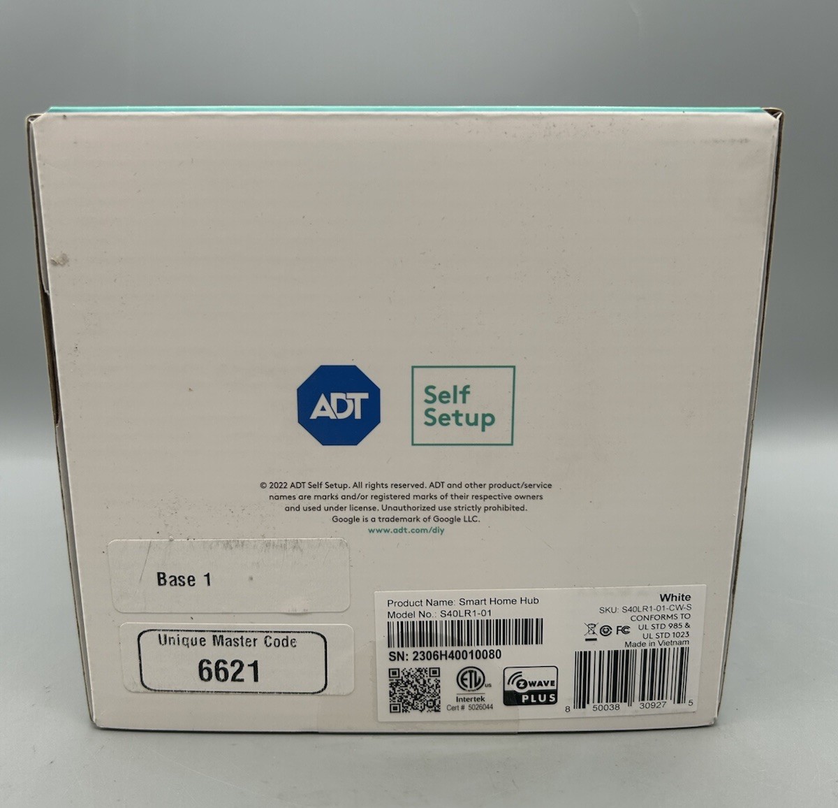 ADT Smart Home Hub S40LR1-01 – Sealed