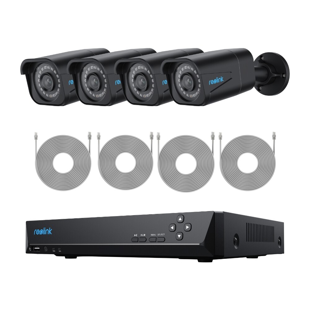 Reolink 8 Channel NVR 4K 8MP Home Security Camera System Kit Outdoor RLK8-800B4