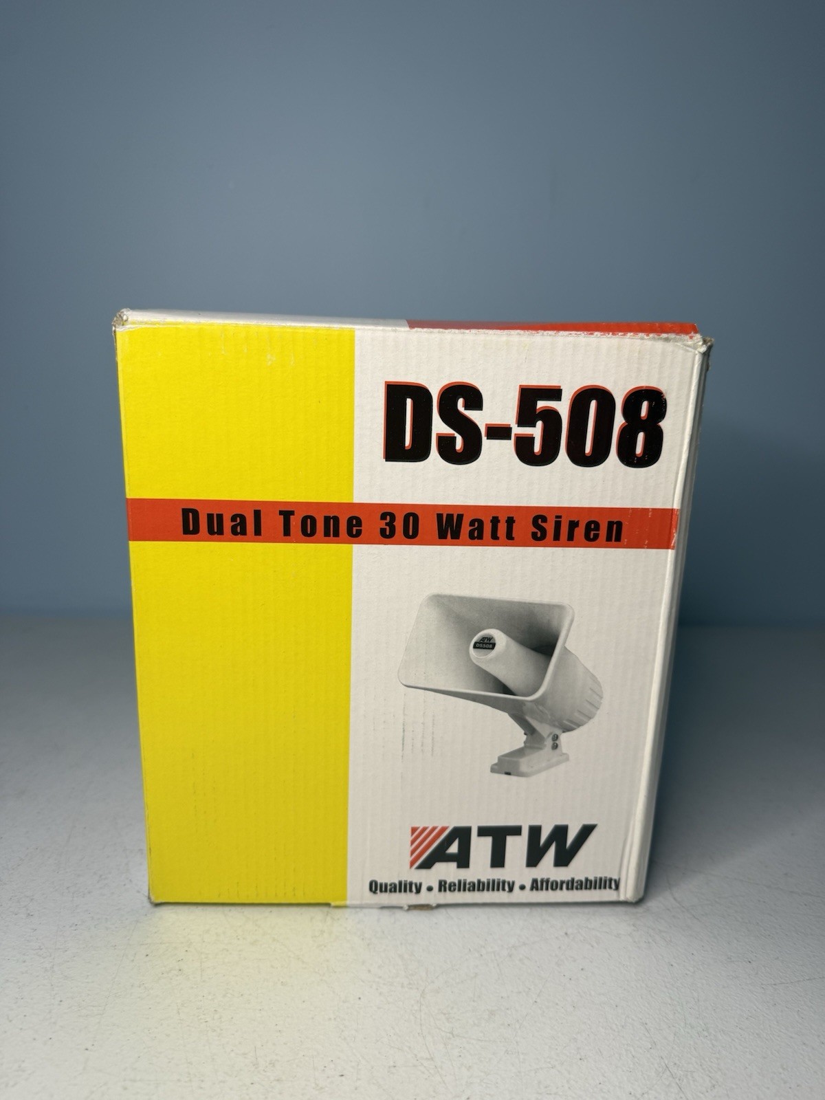 NEW ATW Security DS-508 Dual Tone 30 Watt Siren, White MULTIPLE AVAILABLE