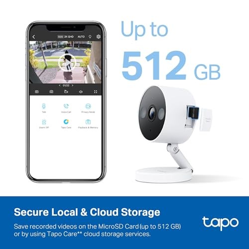 2K+ Indoor/Outdoor Wired Security Camera – 2024 PCMag Editors’ 2K+ White
