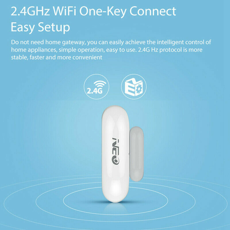 WIFI Safe Door Window Sensor Wireless Remote Control Home Alarm Security Smart