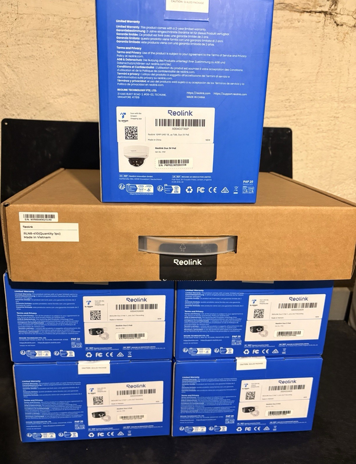 Reolink RLN8-410 8CH NVR System w/ 5 PoE Cameras 1440p 2TB Night Vision